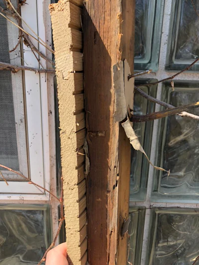 Another photo shared in the Preservation Oak Park Facebook group showed a portion of the removed flooring found in a dumpster.