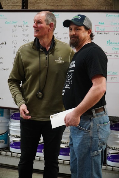 Rob O’Connell reclaimed his Fastest Nailer title with a time of 3:17.