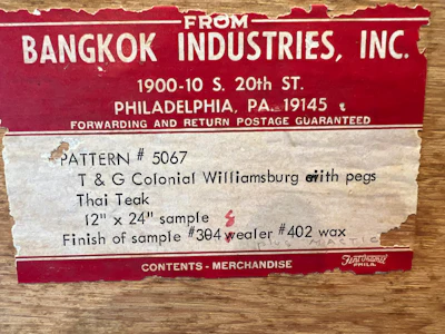 5 31 23 Wfotw James Harbour Teak Label