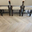 I set out to make every wood floor in this housing development unique to each client. Ten years and around 60 new homes later, I achieved my goal.