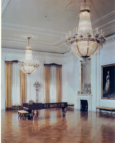 Stern's company supplied wood flooring for the East Room of the White House during the Carter administration.