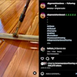 The music choice for this “satisfying” finish application video helped it reach millions on Instagram.