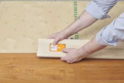 It’s easy to ensure a clean, secure fit for your Floor Sentry device within the wood flooring by using the provided template.