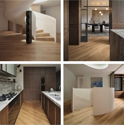 Flooring: Hazelwood & Hill | Product: European oak | Adhesive: MAPEI | Equipment: Lagler