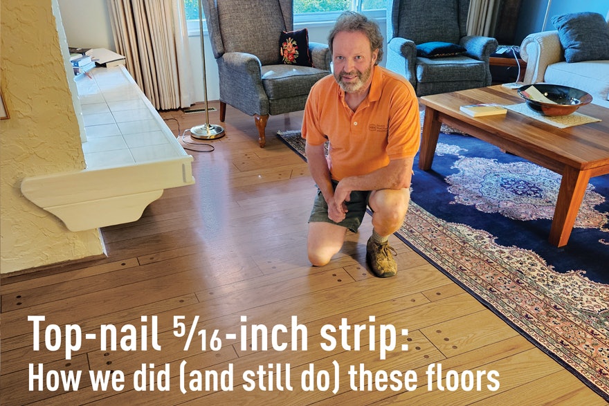 What size nails for 3 4 inch hardwood hot sale flooring
