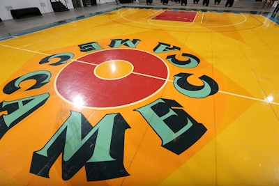 The iconic original MECCA floor designed by artist Robert Indiana.