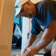 As I got older, I realized that even though I love installing, I had to pick and choose my installation jobs and focus more on sanding and finishing in order to physically be able to keep working.