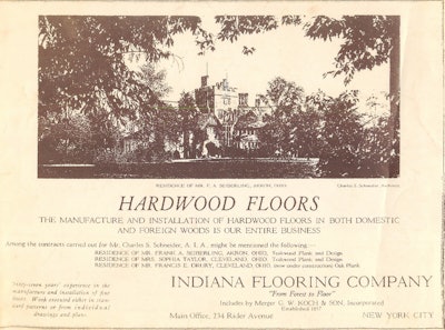 Indiana Flooring Company Ad