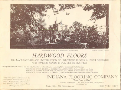 Indiana Flooring Company Ad