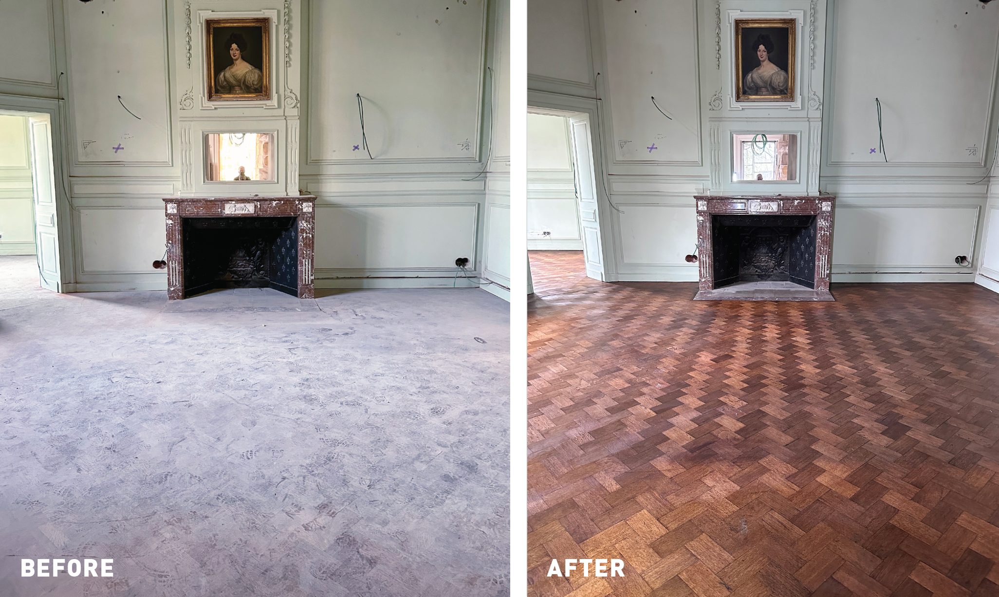 Jj24 Wood Floor Rescue Che Polfliet Belgium Chateau Breuze