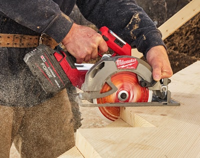 Milwaukee’s M18 Fuel 7¼-inch circular saw.
