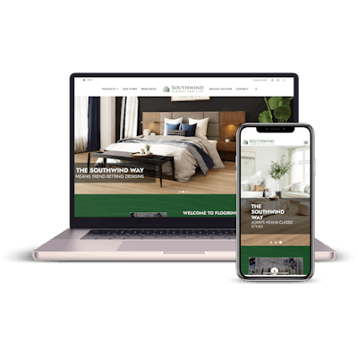 Southwind's recently launched website.