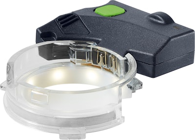 Festool’s LED light ring.
