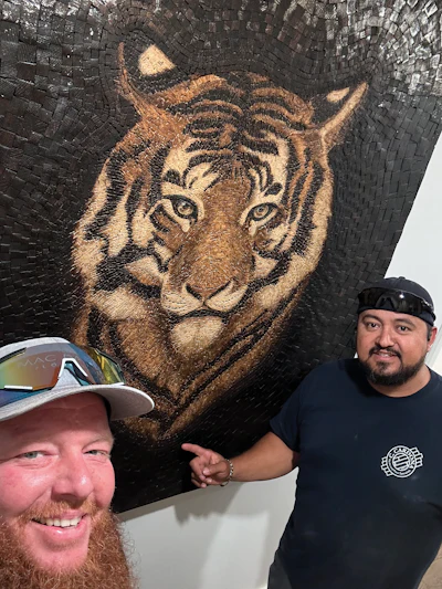 Russell and Cesar Cardona of Cardona Flooring. Russell has been traveling the country to gather business tips from pros.