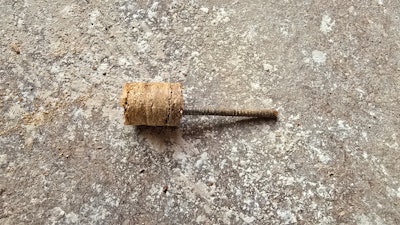 20250103 133226 Hole Saw Around The Particle Board Nails Easier Demo