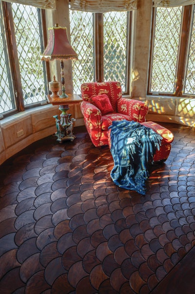 Oee 418 Wfb Am18 End Grain Yarema Fishtail Parquet