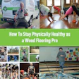 Wood flooring professionals staying physically fit through exercise, yoga, and active lifestyle strategies