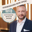 WFB Outstanding Retailer Awards promotional poster with submissions open announcement