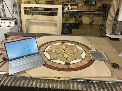 I’m still learning—and I find the best work comes from collaborating with designers and homeowners. This design came from a stained-glass window in the home.