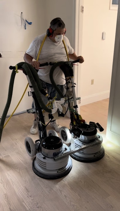 Frank Nagy uses his double Power Drive.