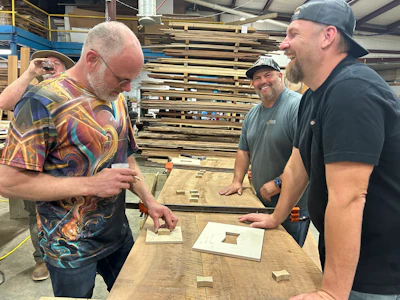 Meeting Of The Minds Live Edge Desk