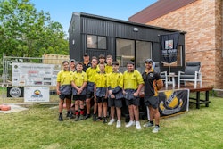 A group of students from Rivers Secondary College in Lismore, Australia, built a tiny home.