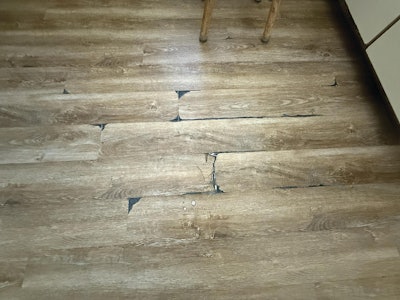 A rolling office chair destroyed this floating LVP I had installed.