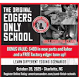 American Sanders edger training school advertisement with class details