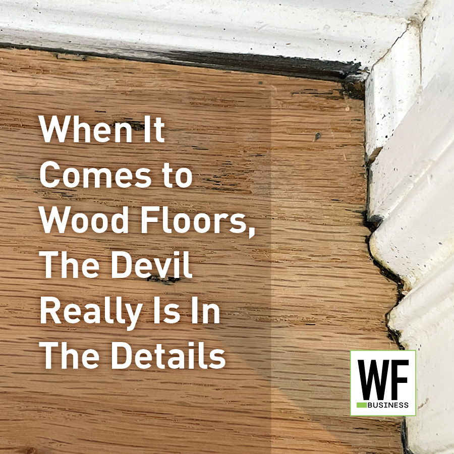 Will this crud in the corner and on the trim cost you a final payment?