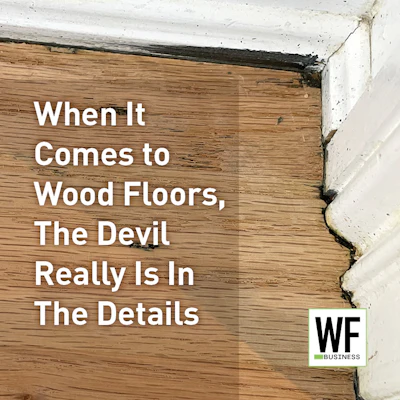 Will this crud in the corner and on the trim cost you a final payment?