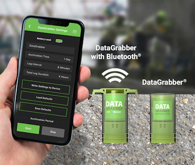 The Rapid RH DataGrabber devices automate the data collection process by “grabbing” and storing concrete moisture readings at set intervals.
