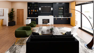 “Zoned Built-Ins” | Credit: Houzz | Image created using Houzz Pro’s 3D Floor Plan tool