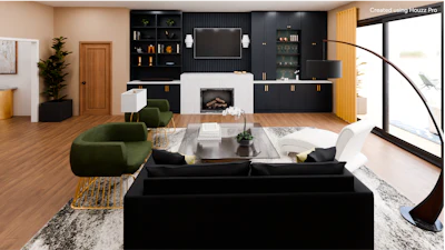&ldquo;Zoned Built-Ins&rdquo; | Credit: Houzz | Image created using Houzz Pro&rsquo;s 3D Floor Plan tool