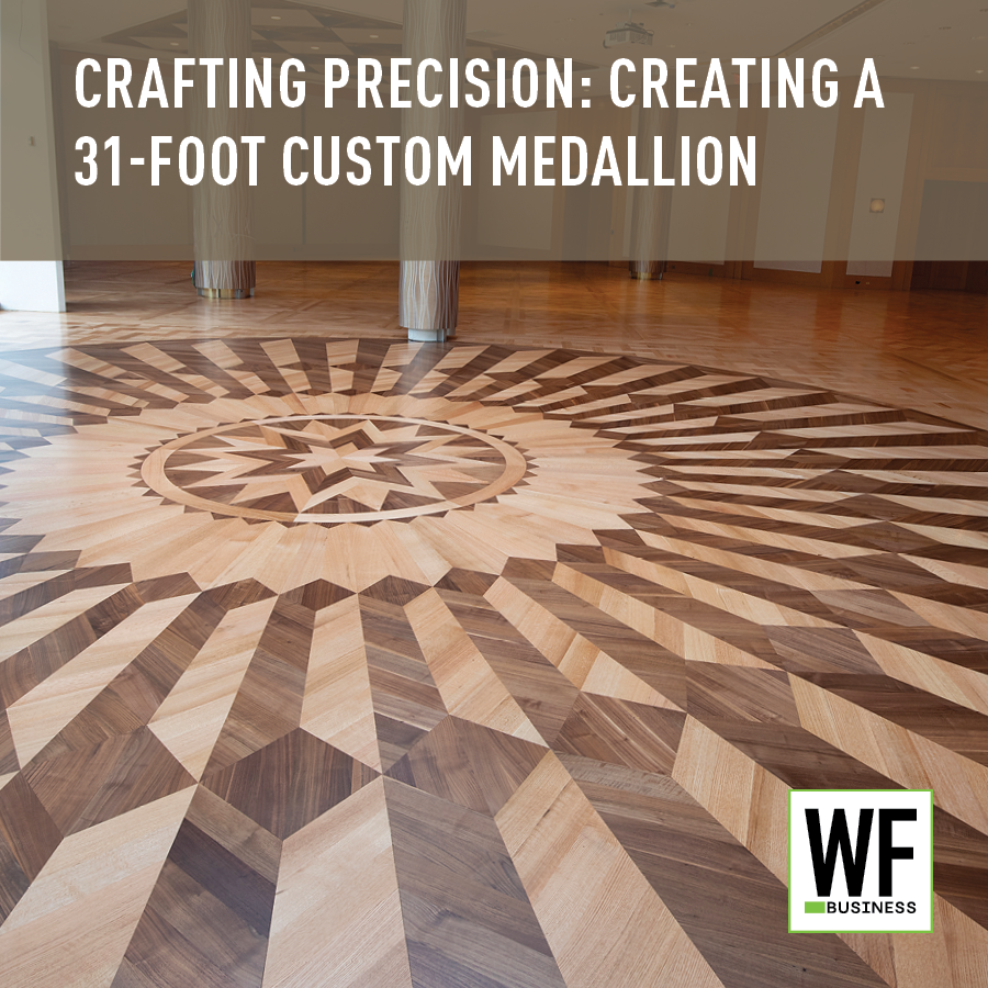 Dj26 End Grain Hed 31 Ft Medallion