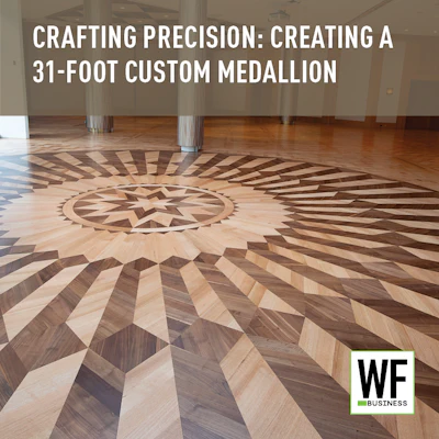Dj26 End Grain Hed 31 Ft Medallion