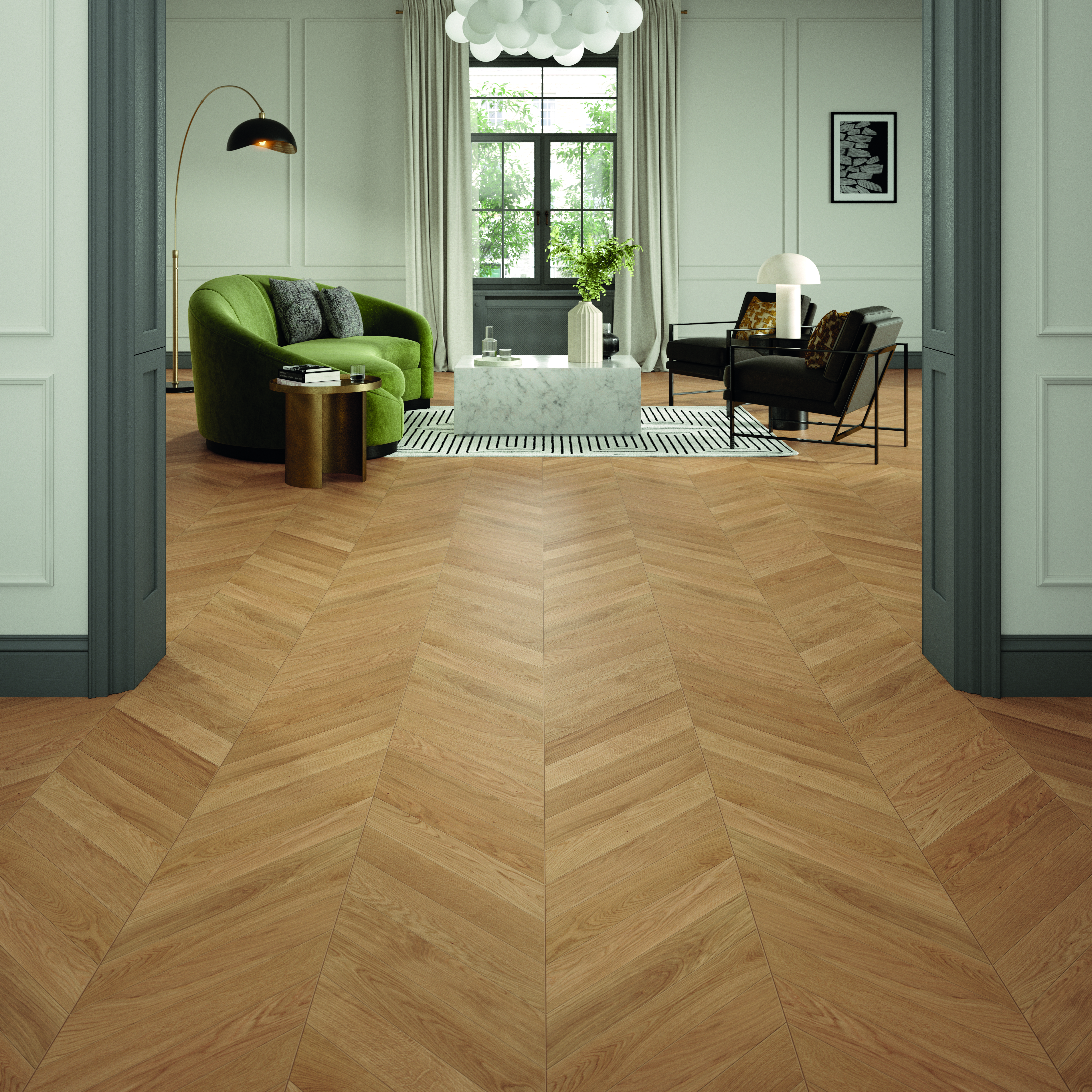 Parador Louvre Chevron3