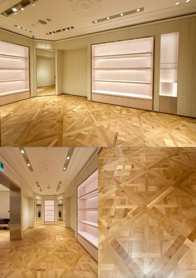 Manufacturer: Haywoods | Product: European oak | Finish: Bona | Equipment: Galaxy