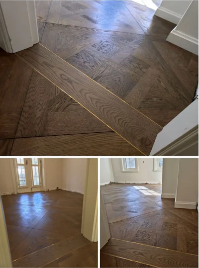 Product: Engineered oak | Adhesive: Soudal