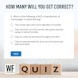 Quiz Normal Abnormal Gaps