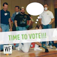 Time To Vote Brushing Guy