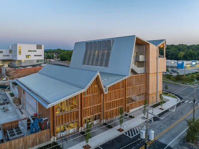 The Anthony Timberlands Center for Design & Material Innovation in Fayetteville, Ark.