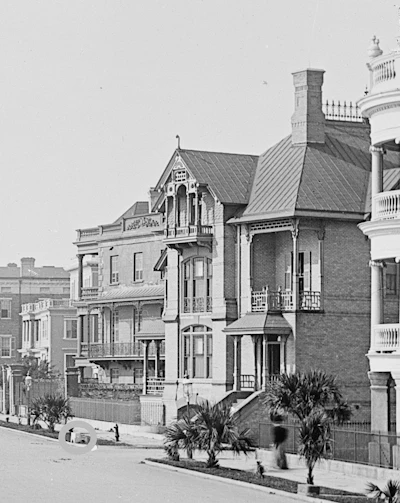 Drayton House on the Battery in Charleston, S.C., in 1889.