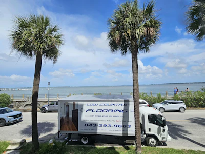 Fm26 End Grain Drayton House Low Country Flooring Truck
