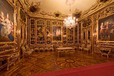 The Vieux Laque Room at Sch&ouml;nbrunn Palace.