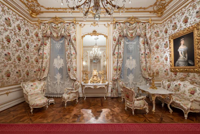 The Salon of Empress Elizabeth at Schönbrunn Palace.