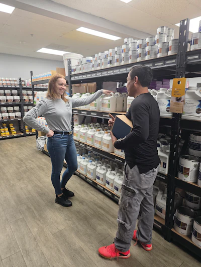 My brother encouraged me to leave the back office and spend time on the showroom floor to directly interact with our contractor customers.