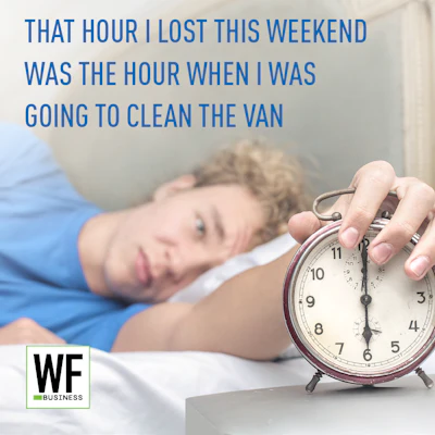 Daylight Savings Clean The Van