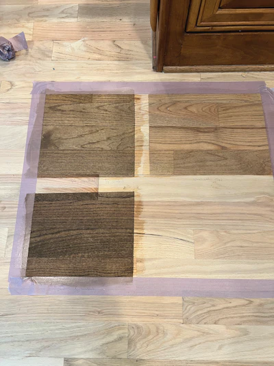 I put down my three samples and don’t offer an opinion, and I never ask if they want to see more colors!