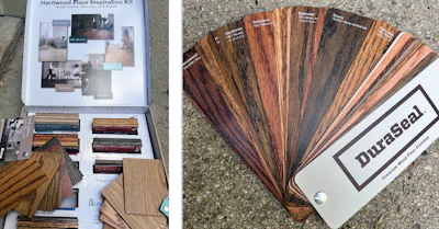 I’m not afraid to give the stain swatches to the customer, because they know they get to try three colors.