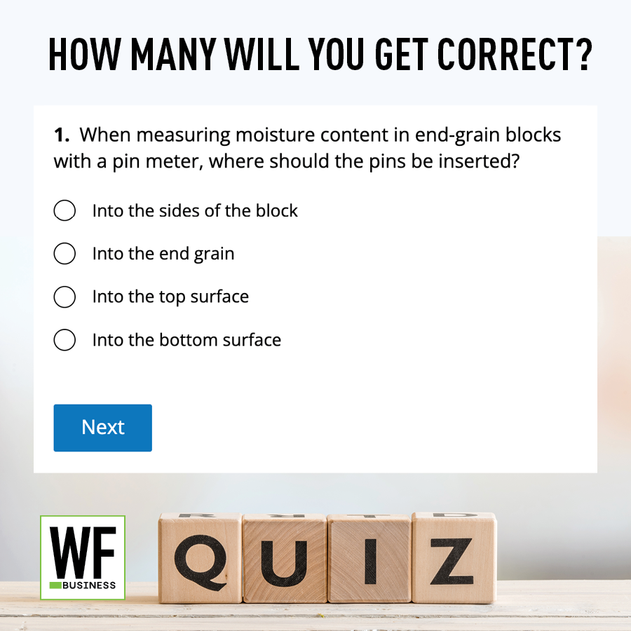 Quiz End Grain